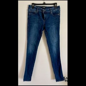 Express mid rise skinny jeans